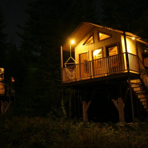Cabin on stilts